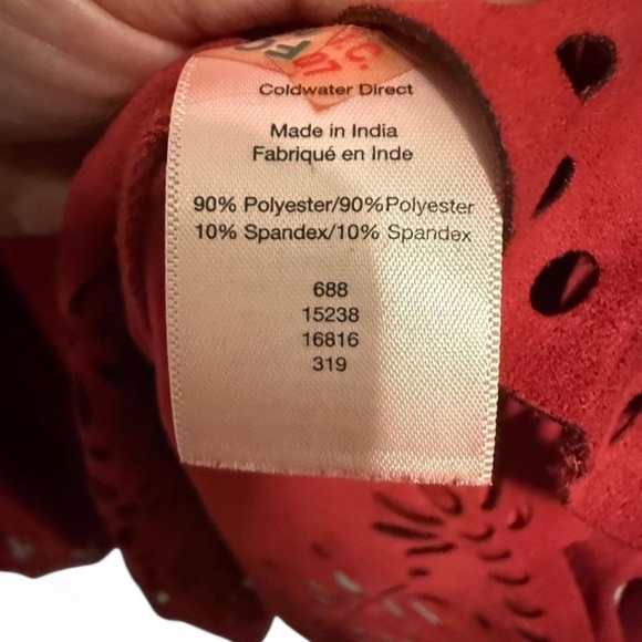 Coldwater Creek Rich Red Blouse - Picture 7 of 7